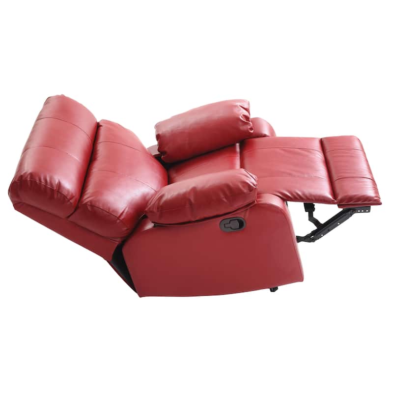 Manny Faux Leather Rocker Recliner