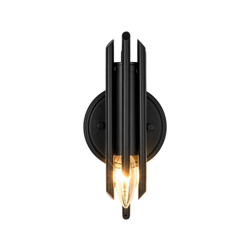 1-Light Modern Stylish Multiple Iron Tube Wall Lamp