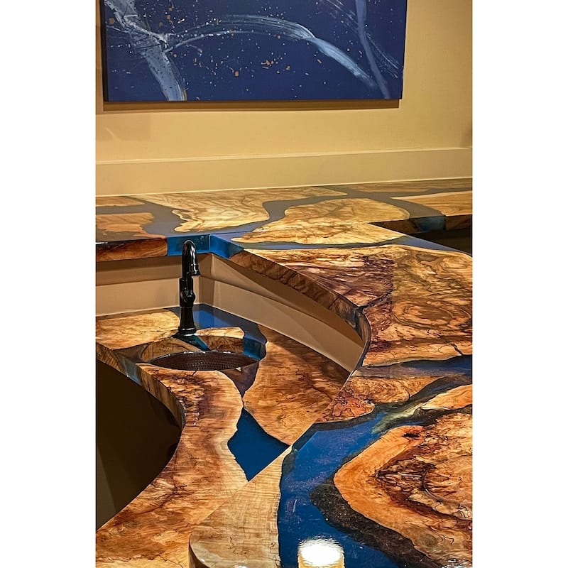 14-in Round Hammered Copper Bar Sink w/ 2-in Drain Opening (BR14DB2)