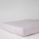 preview thumbnail 3 of 9, Rizzy Home Tropical Leaf Cotton Fitted Cribsheet - 28" X 52"