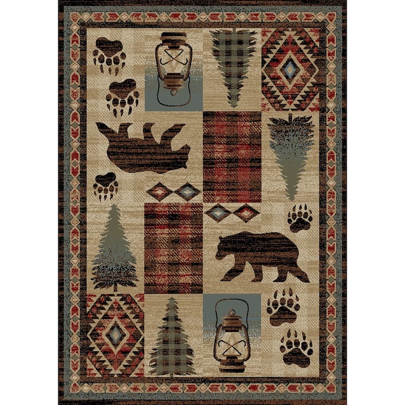 American Destination Lodge Panel Rug - 5'3"x7'3" - Multi