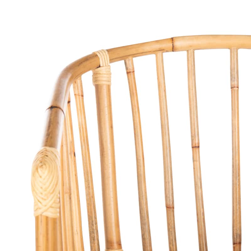 SAFAVIEH Ethie Rattan Natural Dining Chair - 22Wx22Dx32H