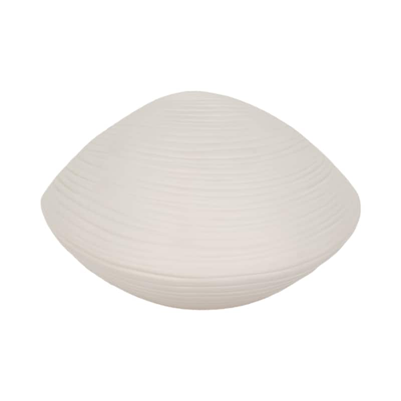 Sagebrook Home Stoneware White Seashell Decor