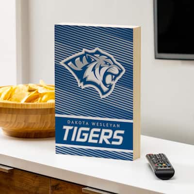 Dakota Wesleyan University Wooden Tabletop Mantel Shelf Sign