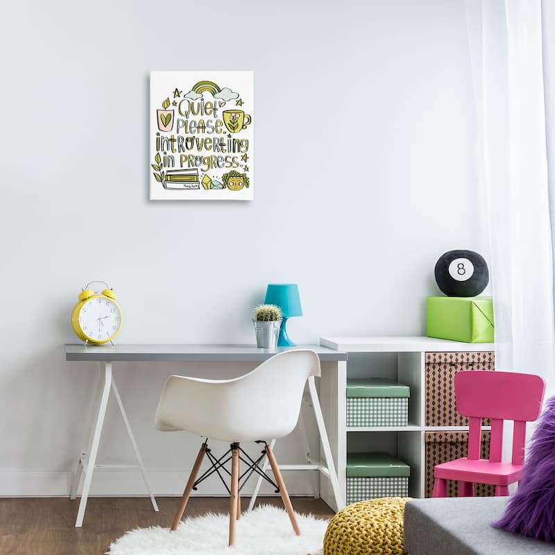 Stupell Introverting In Progress Canvas Wall Art Design By Mandy Ford Art + Illustration