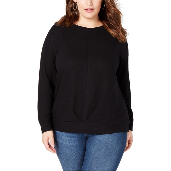 I-N-C Womens Pleated Sweatshirt. Opens flyout.