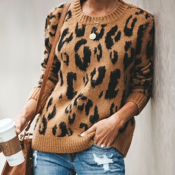 leopard sweater