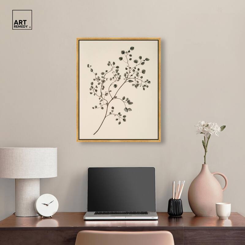 Bilberry Branch Canvas by Art Remedy