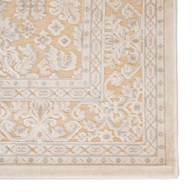 The Curated Nomad Blueberry Butte Damask Area Rug