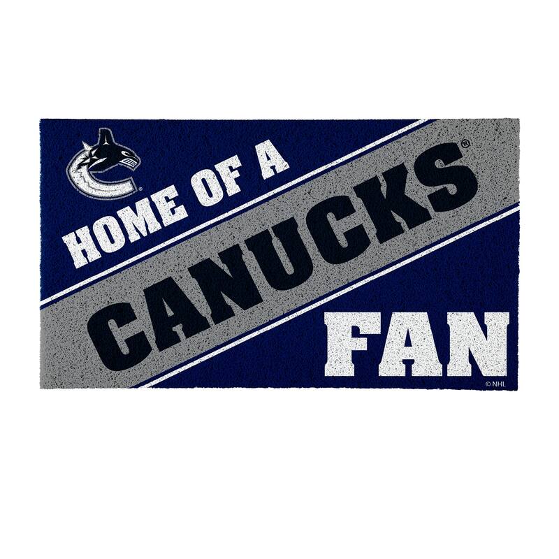 Vancouver Canucks PVC Door Mat - Multi-Color