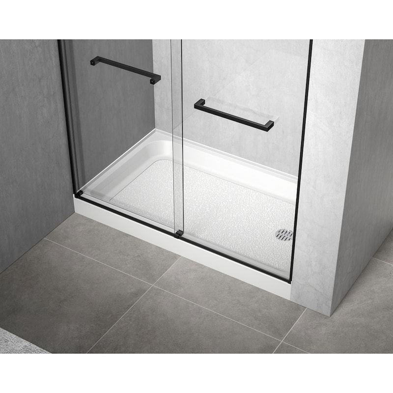 Indigo Home 60x36 inch Single Threshold Shower Tray Right Drain in White