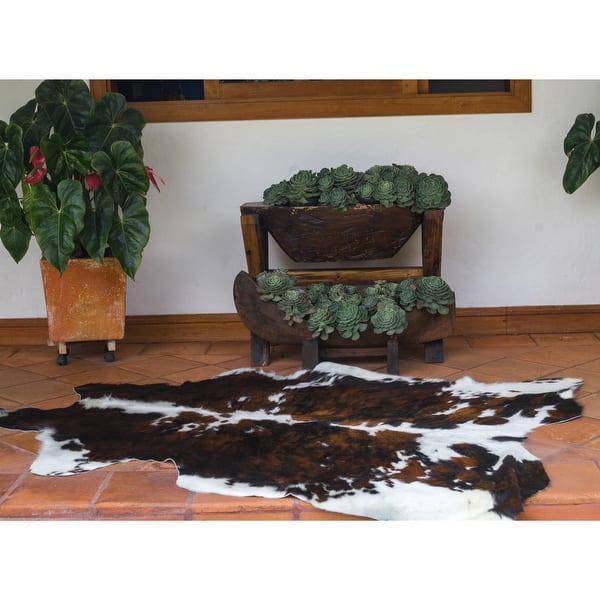 slide 1 of 3, Carbon Loft Rhee Cowhide Rug - 6' x 7'