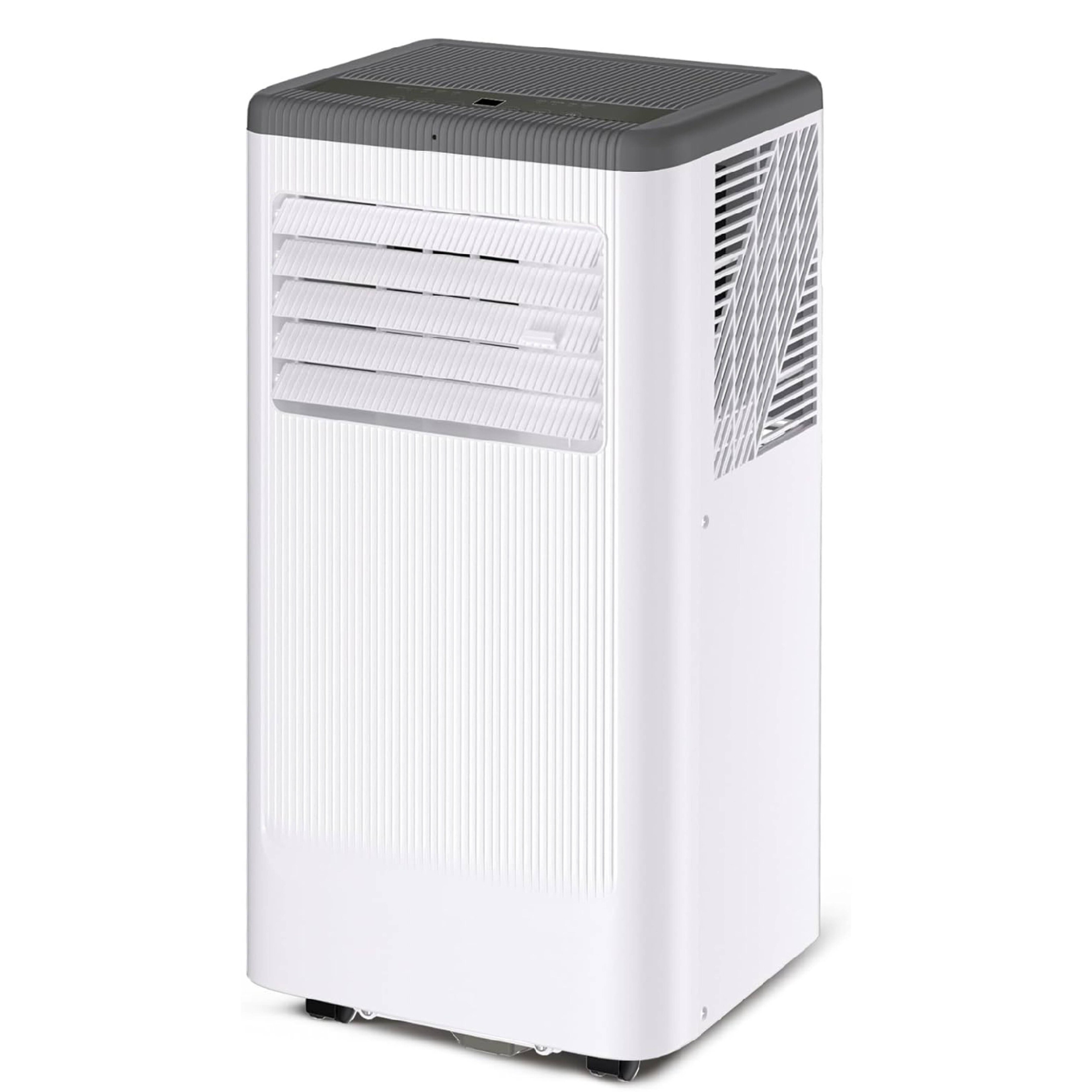 8000 Btus Portable Air Conditioner with Remote Control, LED Display, 24Hrs Timer - N/A