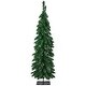preview thumbnail 14 of 12, Pre-Lit Pencil Alpine Artificial Christmas Tree - Clear Lights