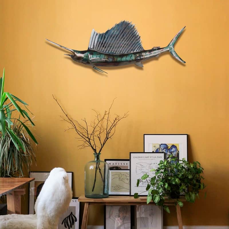 Swordfish Metal wall art