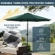 preview thumbnail 71 of 142, Holme 9-foot Steel Market Patio Umbrella with Tilt-and-Crank