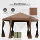 preview thumbnail 6 of 16, Outsunny 13' x 11' Hexagonal Pop Up Gazebo, Heavy Duty Outdoor Canopy Tent