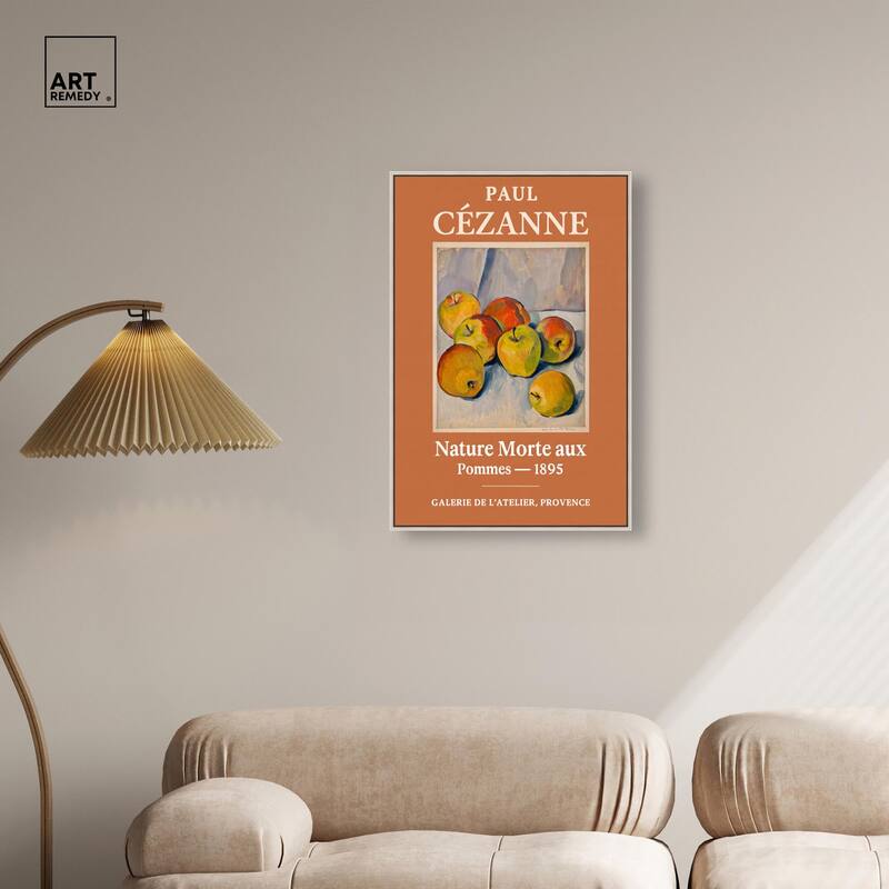 Apples of Cezanne Canvas by Art Remedy