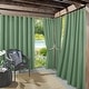 Sun Zero Sailor 54 in. W x 84 in. L Indoor/Outdoor UV Protectant Curtain Panel in Navy Blue