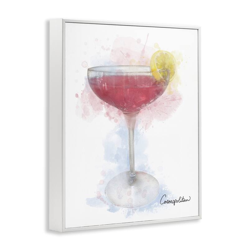 Stupell Soft Faded Cosmopolitan Framed Giclee Art Design By Matthew Piotrowicz
