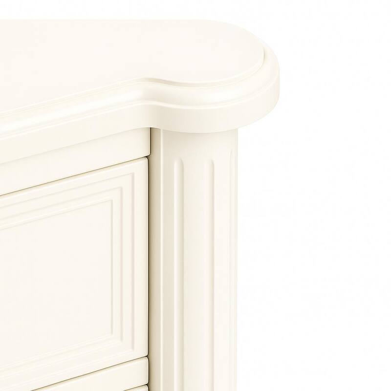 Design House Oxford 3-Piece Two Nightstands and One Chest Set with Antique Brass Hardware