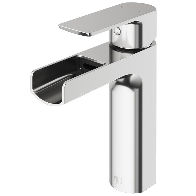 Vigo Ileana 1.2 GPM Single Hole Bathroom Faucet - Brushed Nickel