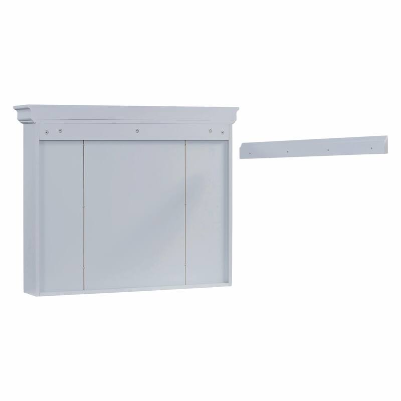 Modern Medicine Cabinet with 6 Open Shelves
