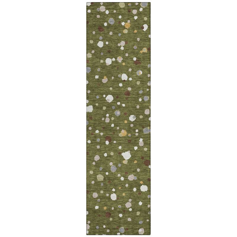 Machine Washable Indoor/ Outdoor Contemporary Sheinelle Chantille Rug