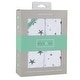 preview thumbnail 6 of 35, Ely's & Co. Baby Waterproof Changing Pad Cover Sheet Set - 2 Pack - 34" x 17" Grey Stars