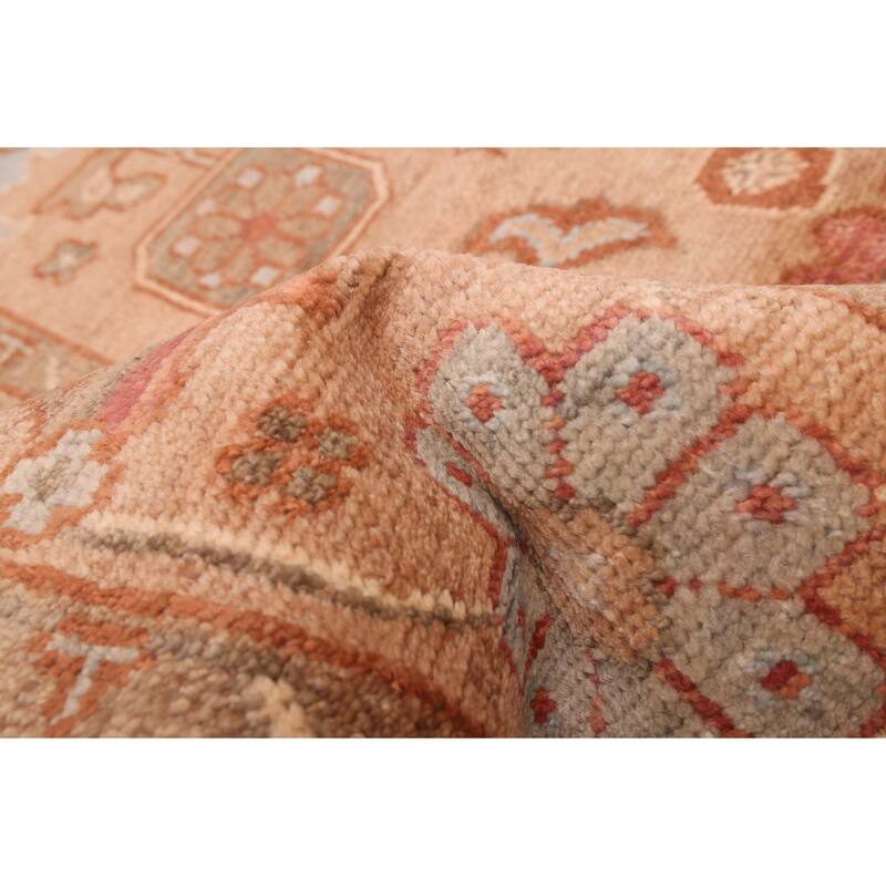 ECARPETGALLERY Hand-knotted Modern Oushak Brown Wool Rug - 8'3 x 10'0