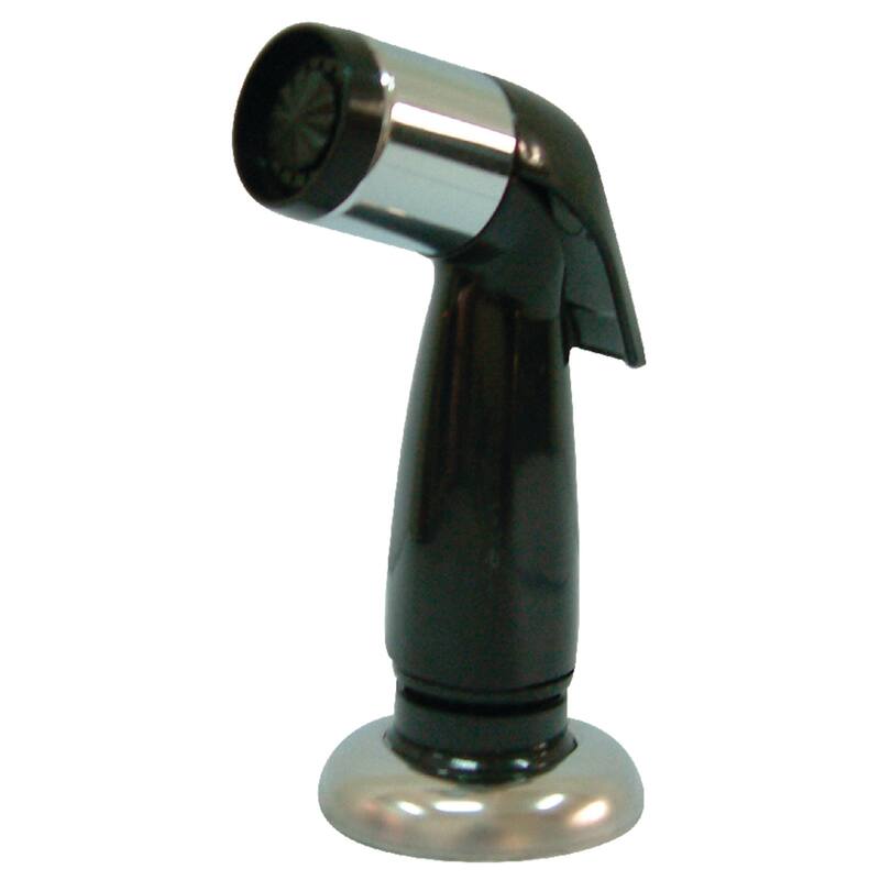 Kingston Brass Made To Match Kitchen Side Sprayer - Black/Chrome