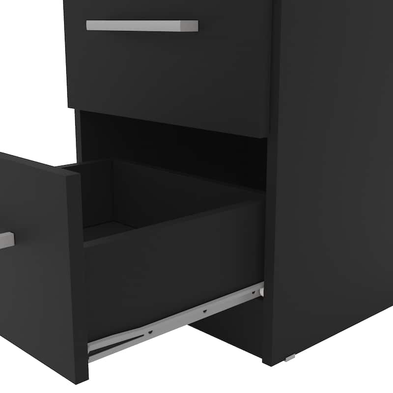 Polifurniture Juliette Modern 2 Drawer Nightstand