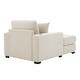 preview thumbnail 32 of 58, Modern Style Chaise Lounger Sofa Couch ,with Pillows, Charge Station & Cup Holders