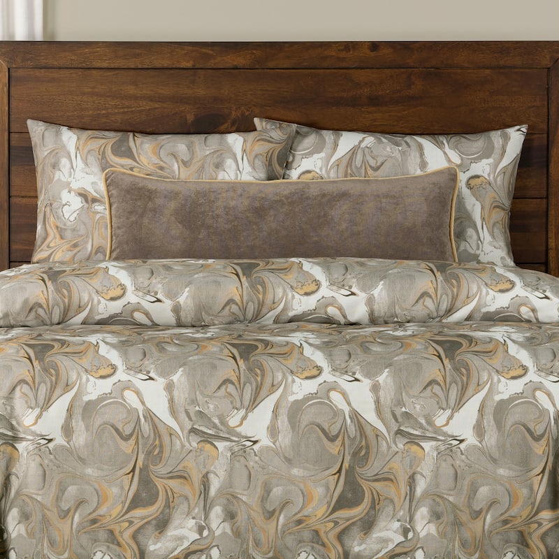 Siscovers Wanderlust Marble Print Duvet Set