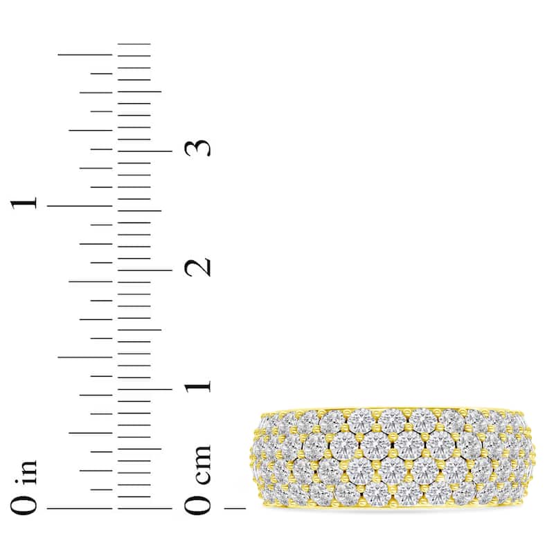 IGI Certified 2ct TDW Diamond Wedding Band in 14K Yellow Gold for Women