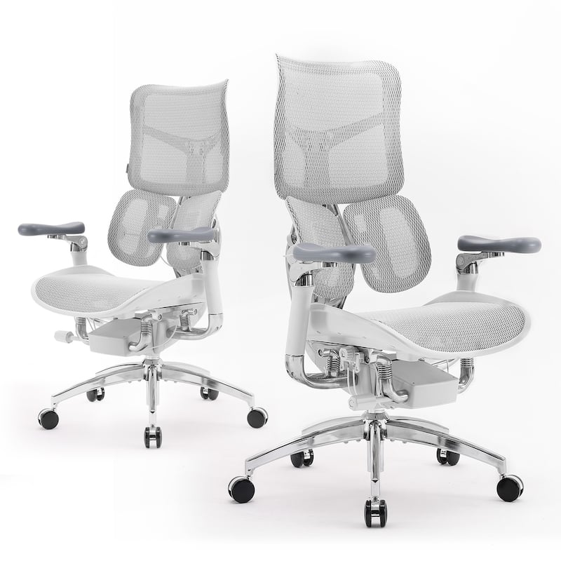 SIHOO C300 Pro Ergonomic Mesh Office Chair - White