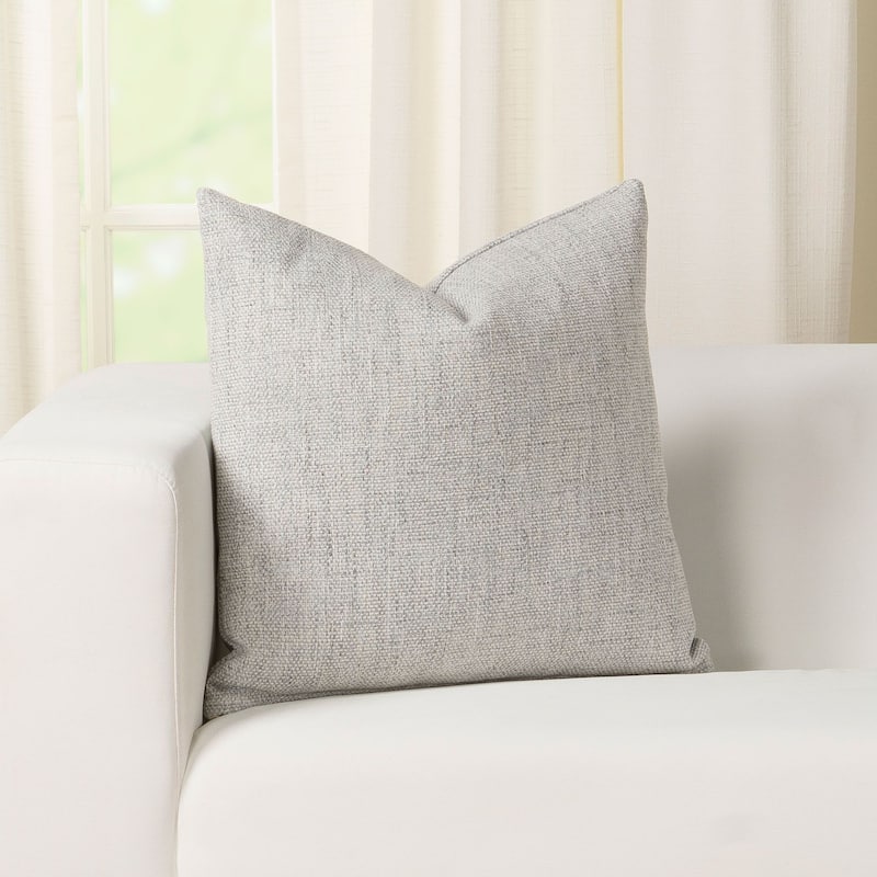 Fleur Nubby Textured Throw Pillow - 26 x 26 - Powder