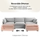 preview thumbnail 79 of 150, Corduroy Sectional Sofa with Removable Ottomans & Ultra-soft Cushions for Living Room & Bedroom