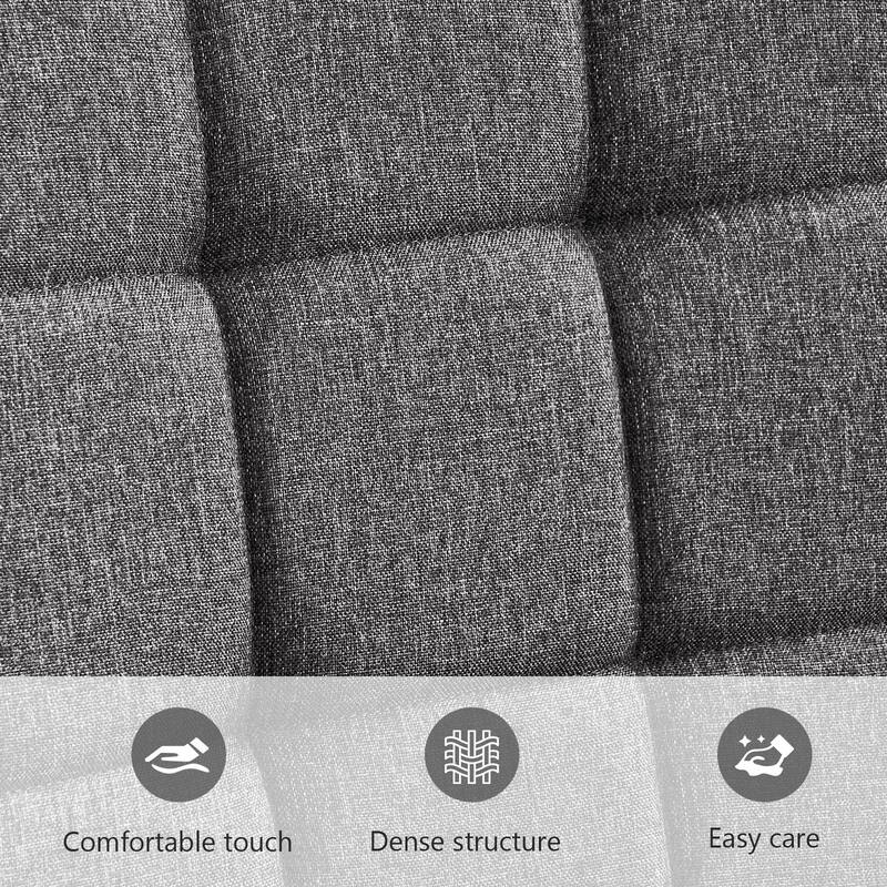 Home Office Desk Chair Armless Office Desk Chair with Cashmere Lumbar Support Adjustable Height, for Home Office Study Room