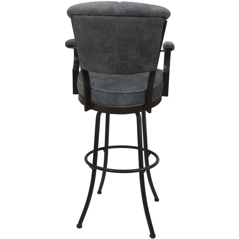Miami Extra Tall 34" Spectator Metal Bar Stool on Noam Base - 34" Seat Height