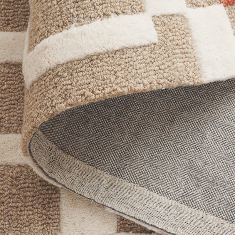 SAFAVIEH Handmade Genre Dietke Mid-Century Modern Wool Rug