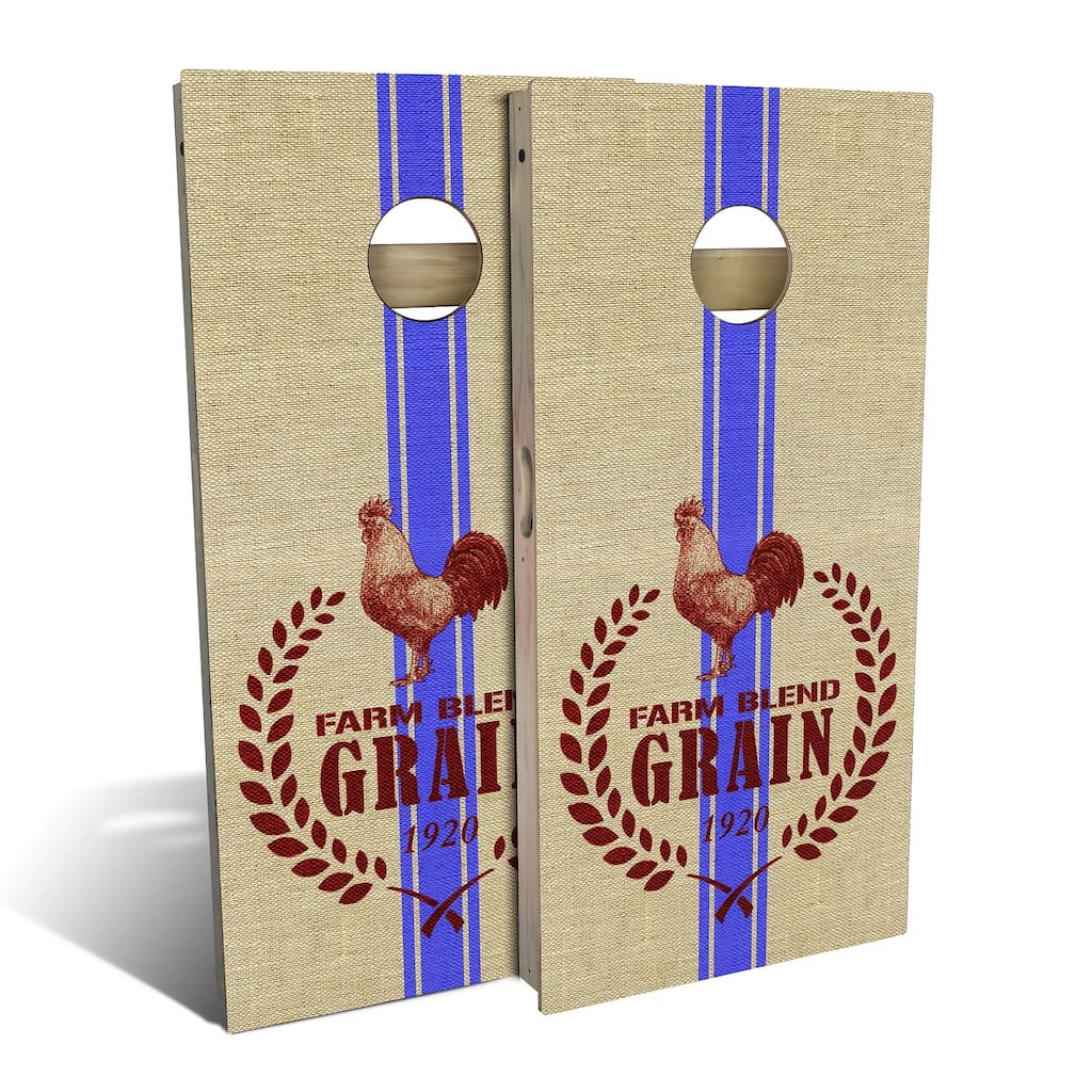 Grain Sack Outdoor Cornhole Board Set