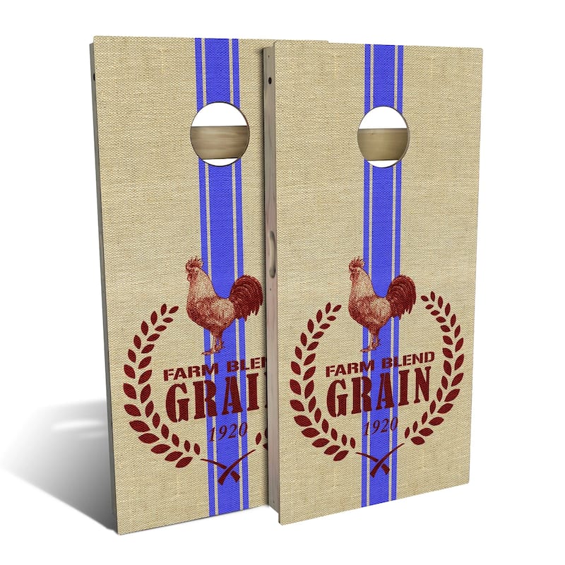 Grain Sack Outdoor Cornhole Board Set - All-Weather 2x4 - NO Accessories