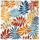 preview thumbnail 1 of 0, SAFAVIEH Cabana Laila Indoor/ Outdoor Waterproof Patio Floral Rug 10' Square - Creme/Red
