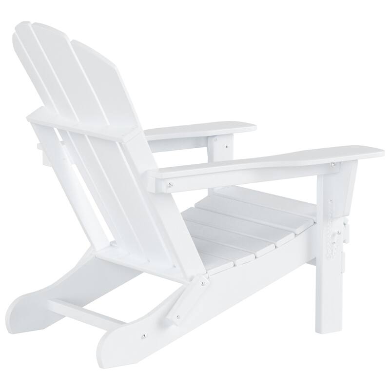 POLYTRENDS Laguna All Weather Poly Outdoor Adirondack Chair - Foldable (Set of 4)