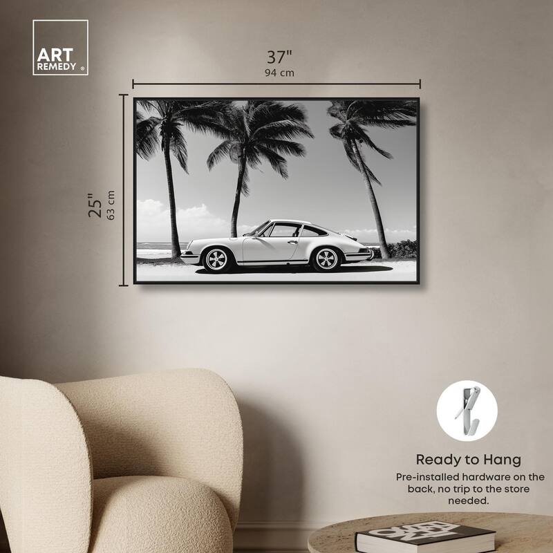 Analog Vintage Car Canvas by Art Remedy