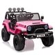 preview thumbnail 16 of 18, 24V 7AH Kids Ride on Truck Car 2 Seater Electric Vehicles for Toddles Pink