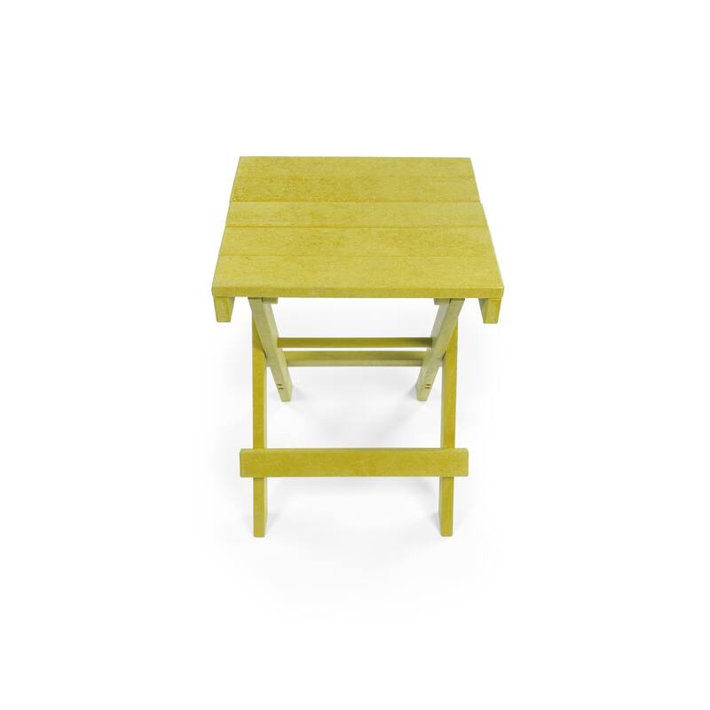San Juan Fully Assembled All-Weather Recycled HDPE Outdoor Folding Bistro table