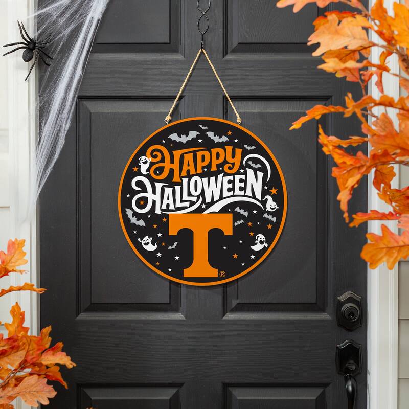 University of Tennesee 18" x 18" Halloween Door Décor Wall Sign