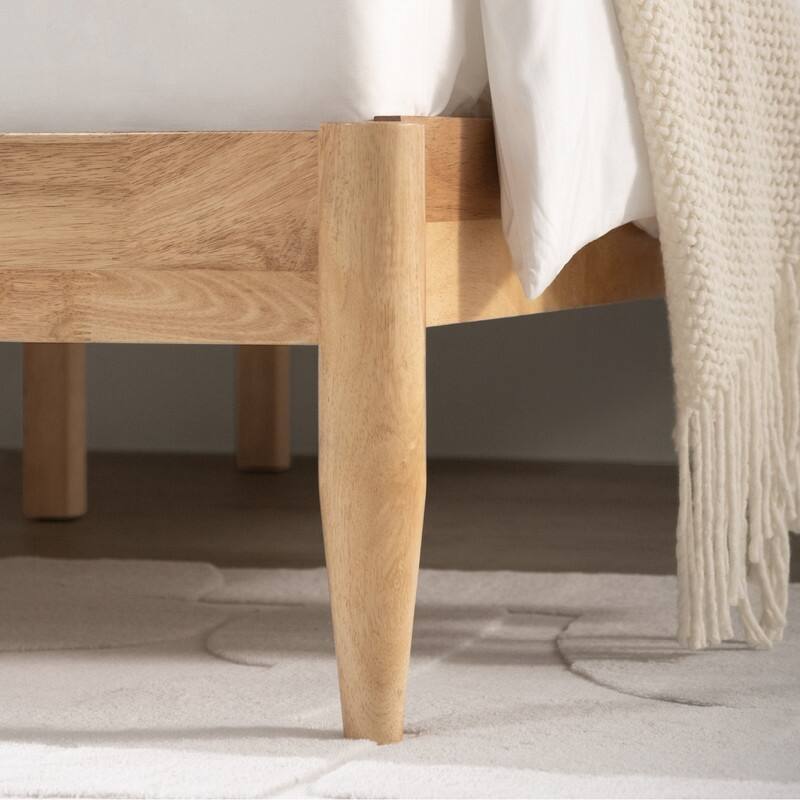 Mason Upholstered Platform Bed Frame with Headboard